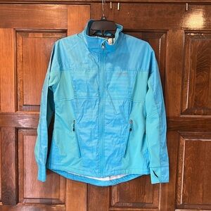 Avalanche Jacket Womens Size Medium Blue Windbreaker Full Zip Lightweight